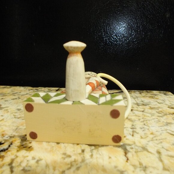 Jim Shore Abraham Cat Wall Hanging Hook Crazy Mountain 7" - Picture 4 of 5